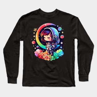 Space Dreamer - Chibi Girl Long Sleeve T-Shirt